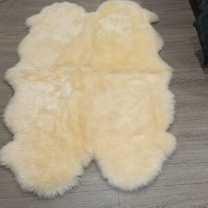 Cream Sheepskin Rug